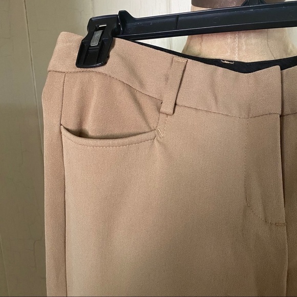 EXPRESS sz 0S Short Khaki Stretch Work Pants - Picture 3 of 7